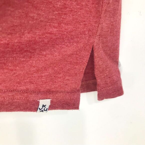 Kavu SALMA Red Rust 3/4 Sleeve Performance Athleisure Pullover T Shirt NEW - Picture 11 of 16